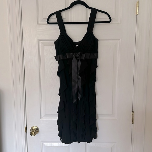 Vintage Cache dress with bow and ruffles - Picture 1 of 5